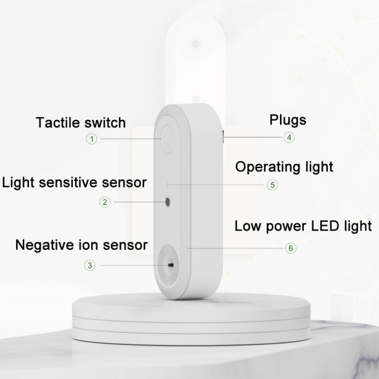 Negative Ion Air Purification Intelligent Sensor LED Night Light My Store