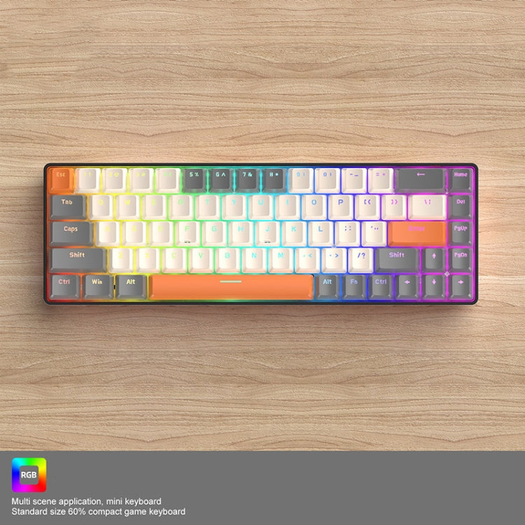 ZIYOU LANG T8 68 Keys RGB Gaming Mechanical Keyboard, Cable Length: 1.5m, Style: My Store