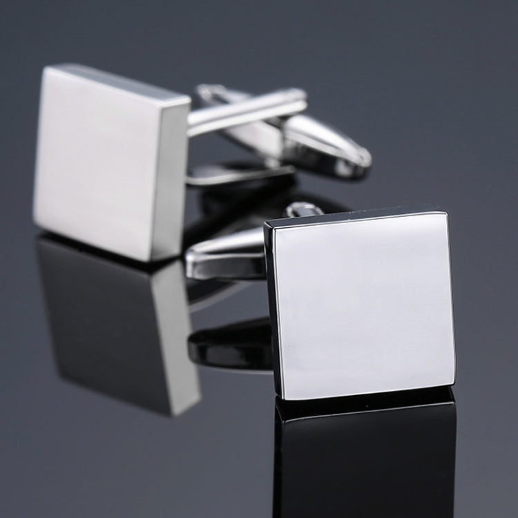 Laser Metal Brass Men Shirt Cufflinks