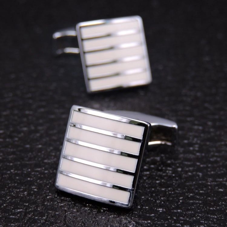 Laser Metal Brass Men Shirt Cufflinks