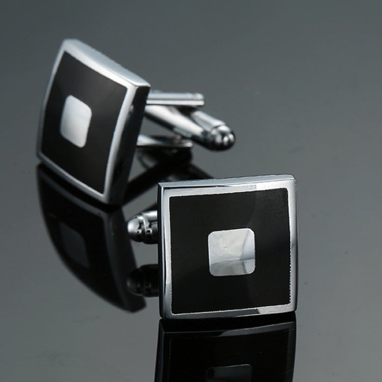 Laser Metal Brass Men Shirt Cufflinks