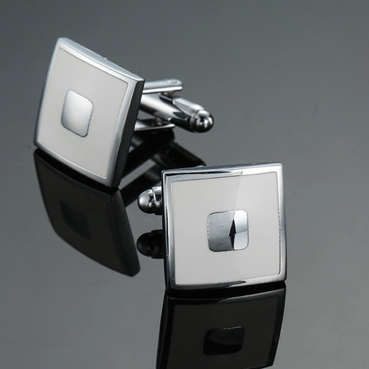 Laser Metal Brass Men Shirt Cufflinks Reluova