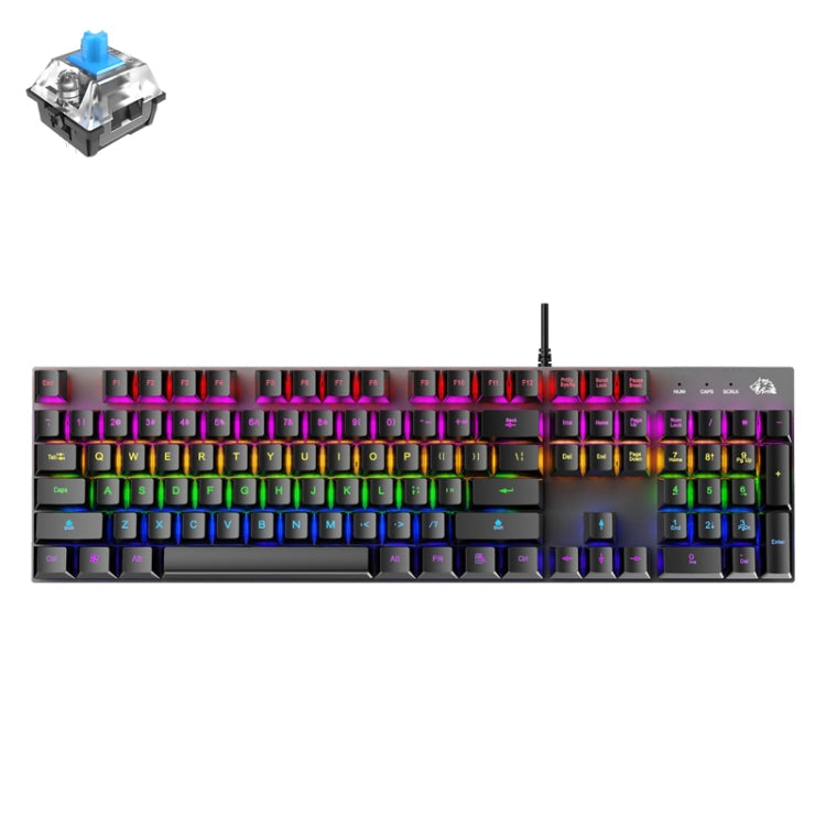 ZIYOU LANG K1 104 Keys Game Mixed Light Mechanical Wired Keyboard, Cable Length: 1.5m My Store