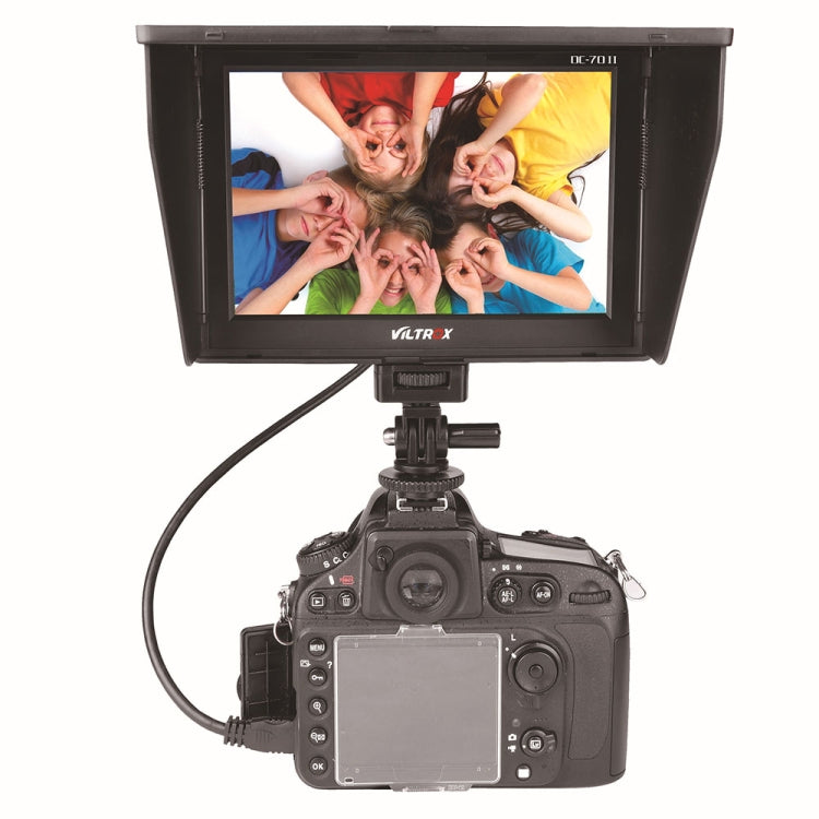 VILTROX DC-70II 7 Inch 4K HD Camera Director Monitor Film Camera Video Monitor