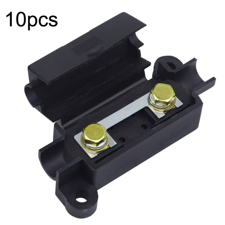 10pcs Small Fork Bolt Fuse Block Car Air Conditioning All The Way Fuse Box Fuse Holder