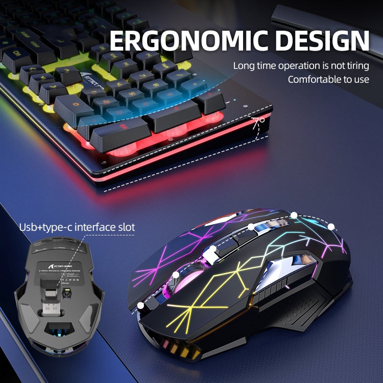 Attack Shark T3RGB RGB Luminous Wireless Keyboard And Mouse Set My Store