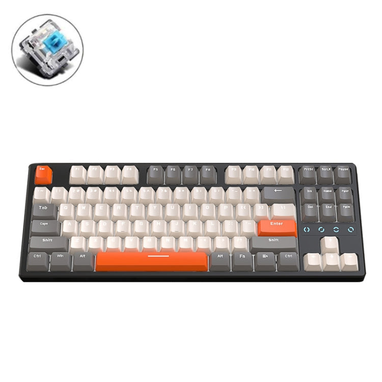 ZIYOU LANG K87 87-Keys Hot-Swappable Wired Mechanical Keyboard, Cable Length: 1.5m, Style: