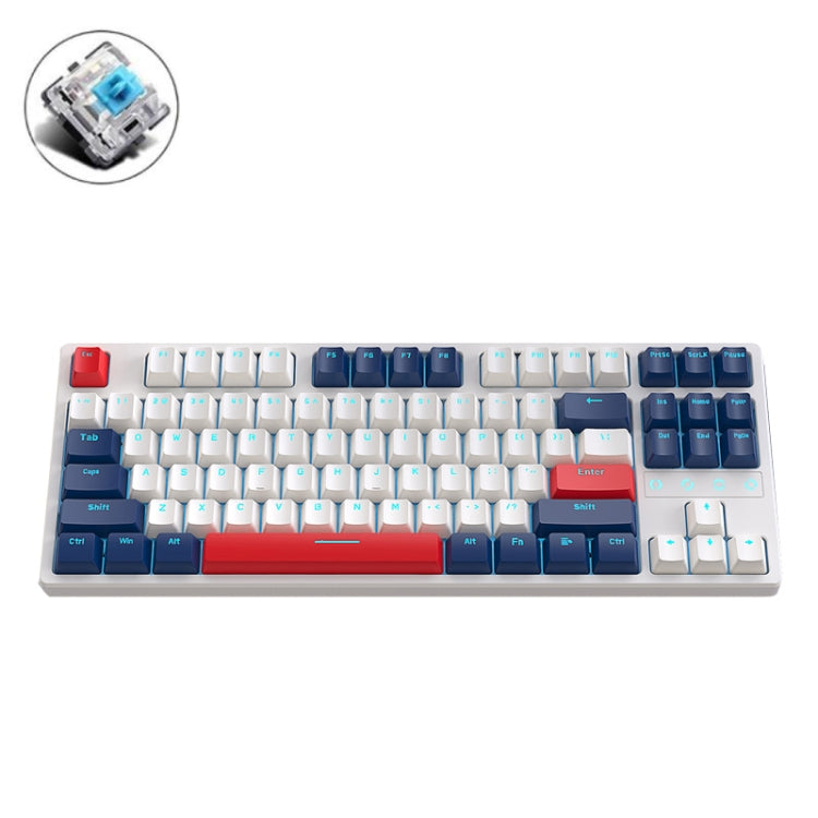 ZIYOU LANG K87 87-Keys Hot-Swappable Wired Mechanical Keyboard, Cable Length: 1.5m, Style: