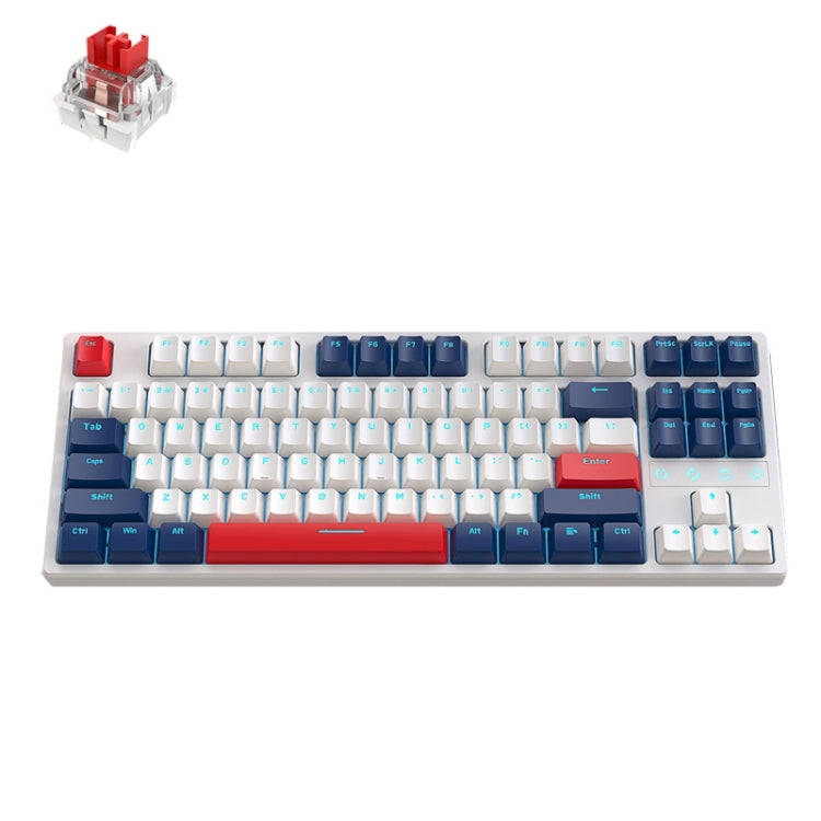 ZIYOU LANG K87 87-key RGB Bluetooth / Wireless / Wired Three Mode Game Keyboard, Cable Length: 1.5m, Style: My Store