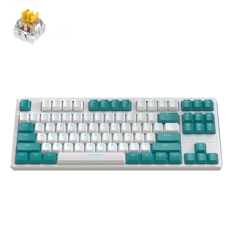 ZIYOU LANG K87 87-key RGB Bluetooth / Wireless / Wired Three Mode Game Keyboard, Cable Length: 1.5m, Style: My Store