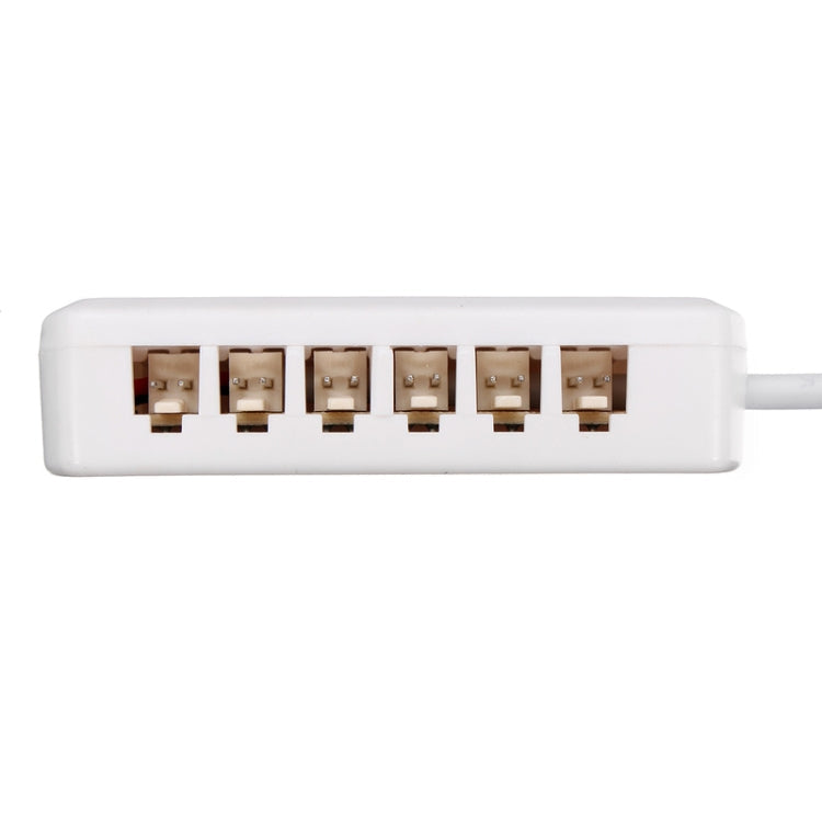 6 Ports 2510 Hub Splitter Junction Box Distributer Connectors Cabinet Light Adapter My Store