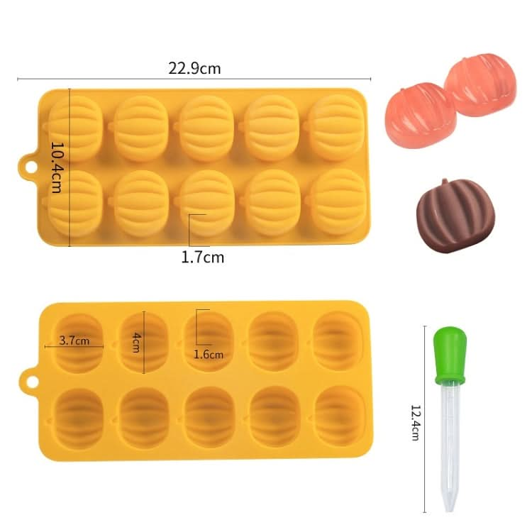 Pumpkin Chocolate Mousse Cake Cartoon Mold, Random Color Delivery Reluova