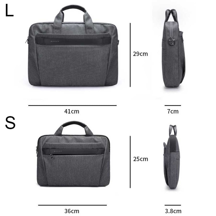 BANGE BG-2558 Large-capacity Waterproof and Wear-resistant Laptop Handbag, Size: My Store