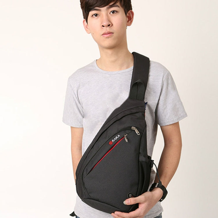 KAKA 99001 Large-capacity Breathable Wear-resistant Chest Bag Men Single-shoulder Messenger Bag Reluova