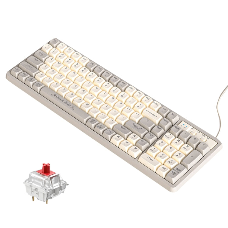 LANGTU GK102 102 Keys Hot Plugs Mechanical Wired Keyboard. Cable Length: 1.63m, Style: My Store