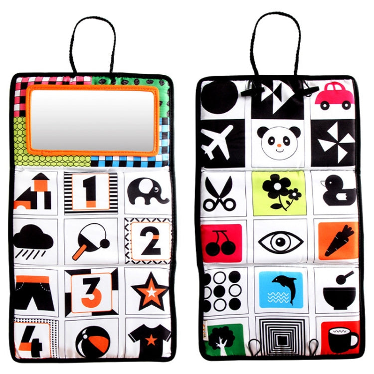 Baby Hanging Toy Foldable Baby Vision Training Pattern Mirror My Store