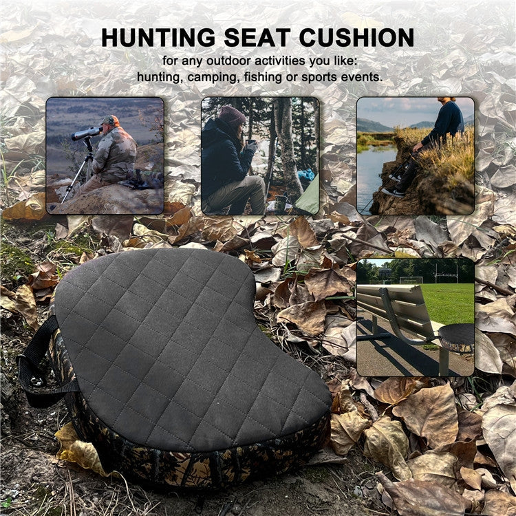 Camouflage Shaped Portable Camping Thickened Cushion, Size: Reluova