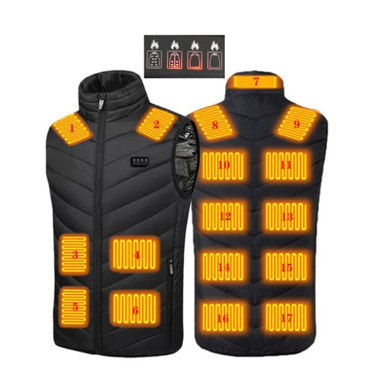 USB Electric Heating Undershirt Intelligent Warm Vest, Series 3 Reluova