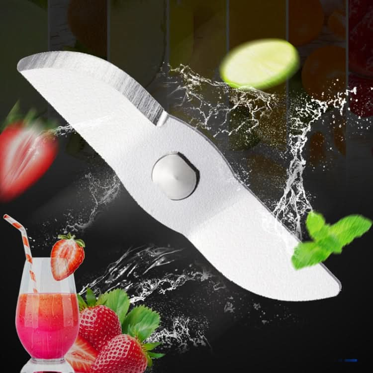 50 PCS CA-M239 Portable Fruit Juicer Blade Semi-Circle Straight 304 Stainless Steel Stirring Knife-Reluova