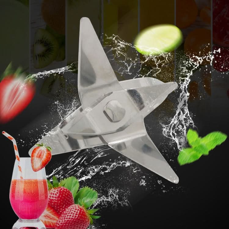 50 PCS CA-22 Short Axis Six Leaf Mixing Knife Juicer General Accessories Stainless Steel Blade