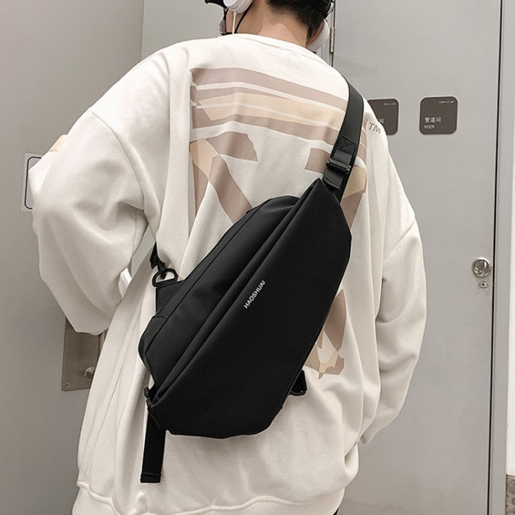 HAOSHUAI 1100-25 Men Chest Bag Casual Shoulder Bag Reluova