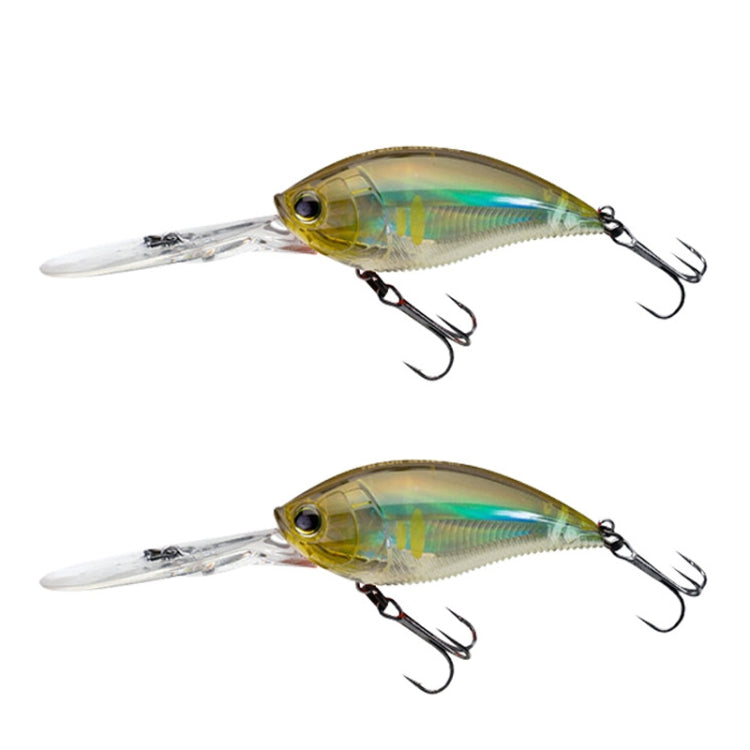 2pcs Inner Laser Deep Dive Sea Fishing Rock Fat Fake Bait Plastic Stiff Bait-Reluova