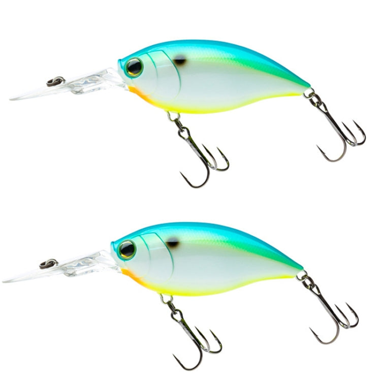 2pcs Inner Laser Deep Dive Sea Fishing Rock Fat Fake Bait Plastic Stiff Bait-Reluova