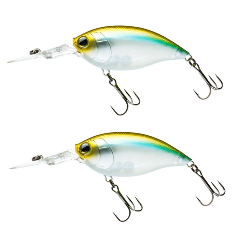 2pcs Inner Laser Deep Dive Sea Fishing Rock Fat Fake Bait Plastic Stiff Bait-Reluova