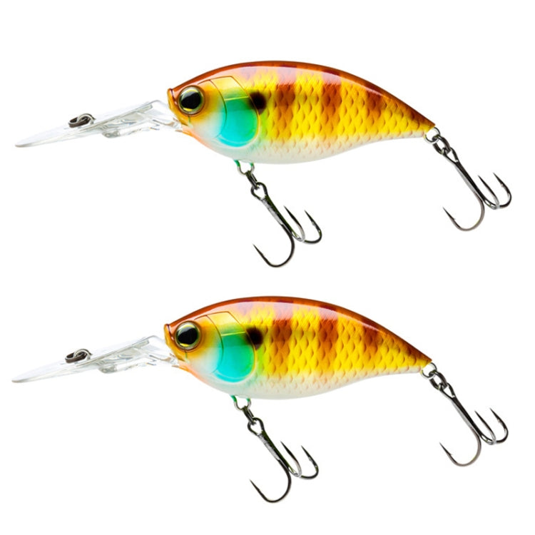 2pcs Inner Laser Deep Dive Sea Fishing Rock Fat Fake Bait Plastic Stiff Bait-Reluova