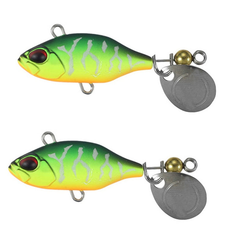 2pcs Luya Bait Shenshui VIB With Metal Tablets Fake Bait Tiller Mouth Bass Bionic Fishing Bait