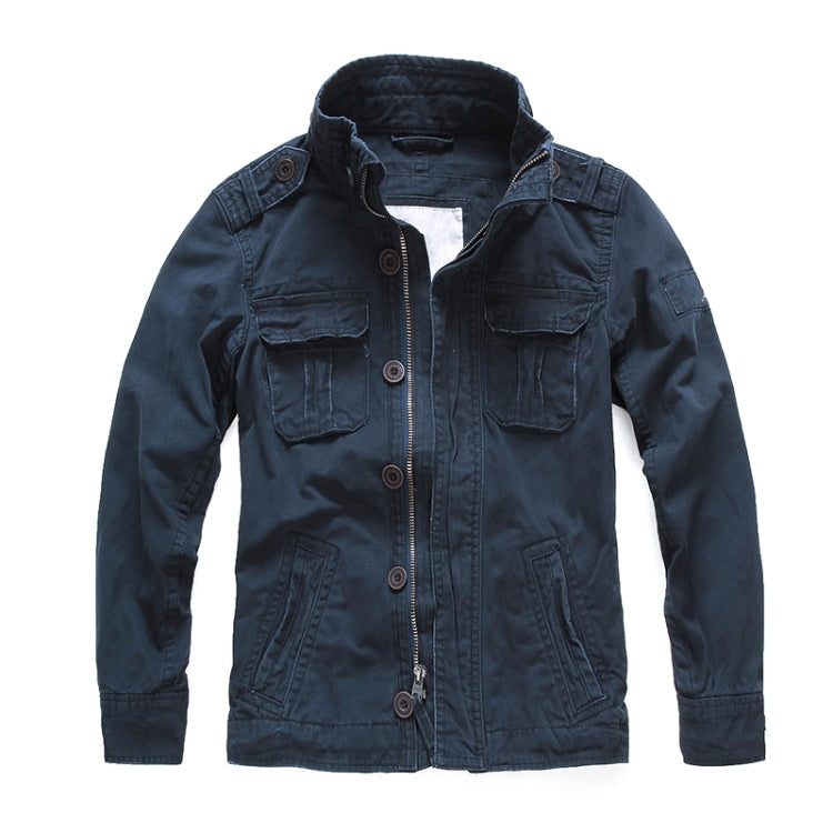 Autumn And Winter Middle Aged Men Jacket Casual Workers Dress Denim Jackets Clothes Reluova