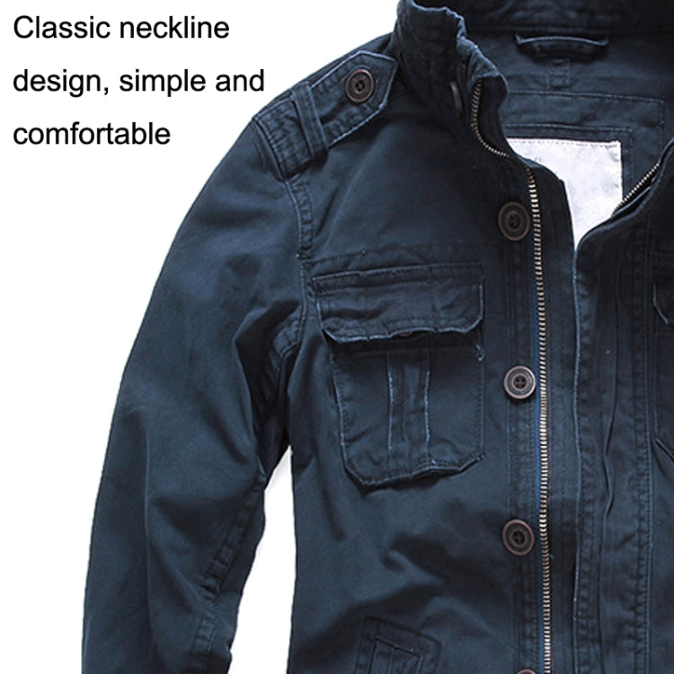 Autumn And Winter Middle Aged Men Jacket Casual Workers Dress Denim Jackets Clothes