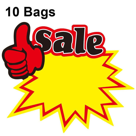 10 bags 18x14cm Explosion Sticker Product Price Tag Supermarket Price Label