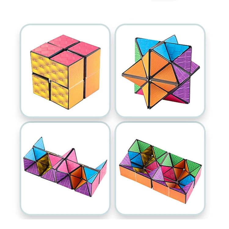 Qiyi Geometric Infinite Magic Cube Space Thinking Puzzle Decompression Toy Reluova