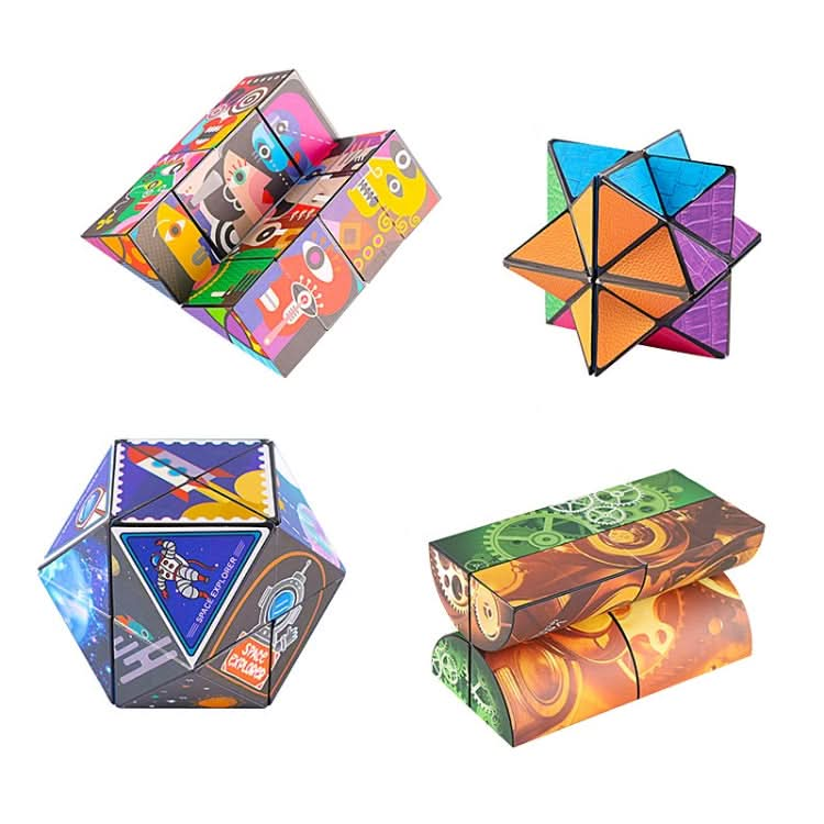 Qiyi Geometric Infinite Magic Cube Space Thinking Puzzle Decompression Toy Reluova