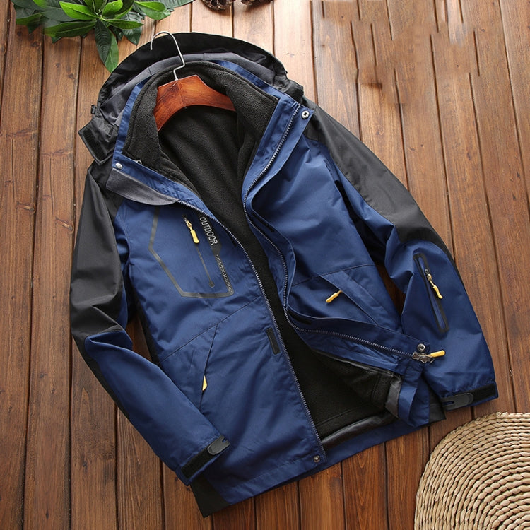 LSM-121 Men Autumn And Winter Jackets Grab Fleece Inner Lining Outdoor Hiking Clothes, Series 1