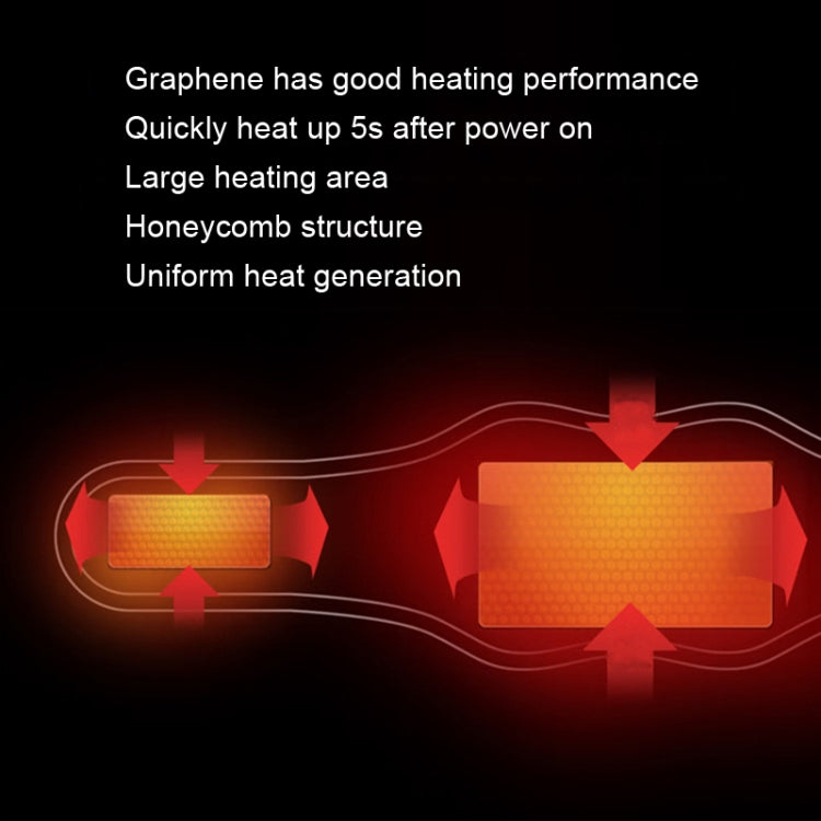 USB 5V Graphene Thermal Physiotherapy Heating Belt Reluova