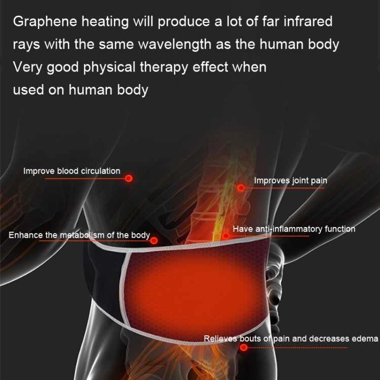 USB 5V Graphene Thermal Physiotherapy Heating Belt Reluova