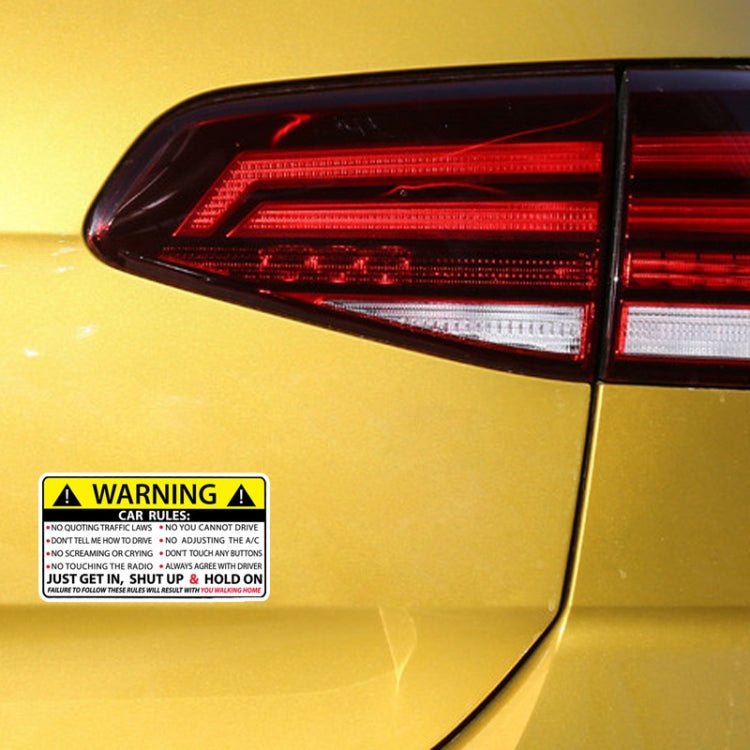 Car Safety Warning Rules Sticker ÎҵÄÉ̵ê