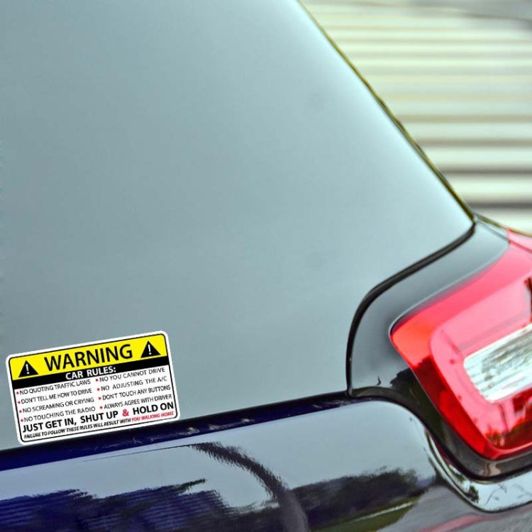 Car Safety Warning Rules Sticker ÎҵÄÉ̵ê