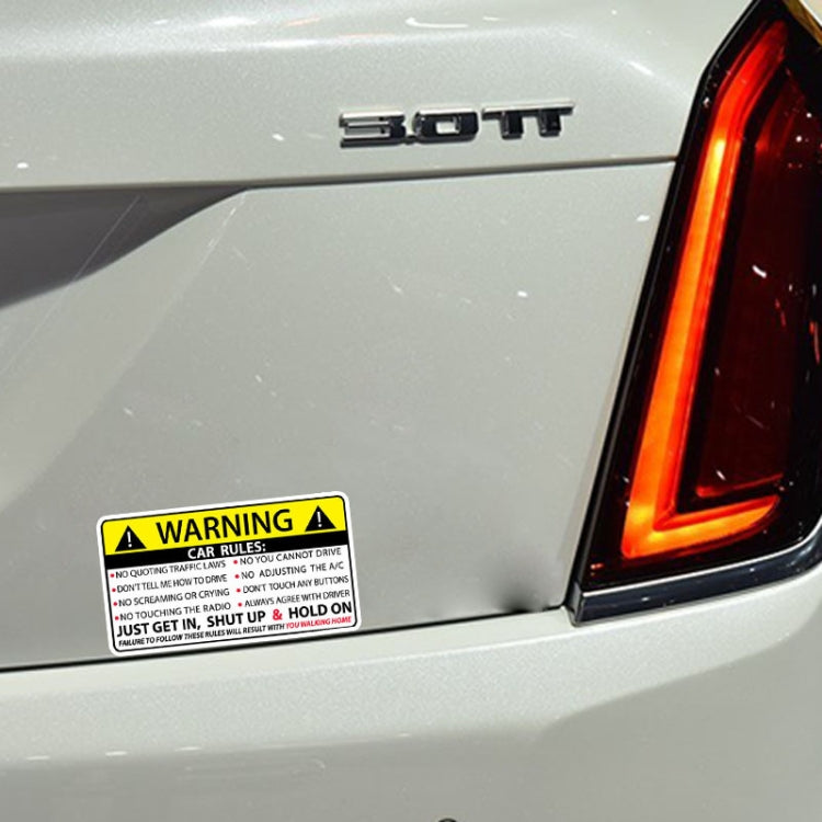 Car Safety Warning Rules Sticker ÎҵÄÉ̵ê