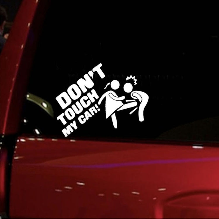 10 PCS Car Sticker Do Not Touch My Car Personalised Reflective Warning Sticker