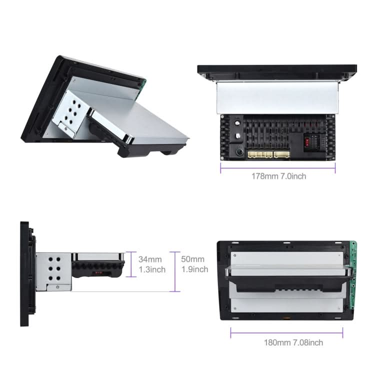 A3236 9 inch Android 11 Single Butt MP5 Player, Style: ÎҵÄÉ̵ê