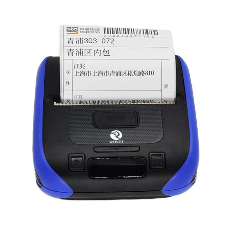 QIRUI 72mm Portable Thermal Receipt Express List Bluetooth Handheld Printer, CN Plug