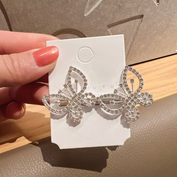 Rhinestone Fashion Hair Clips Women Bangs Headwear, Styles: Reluova