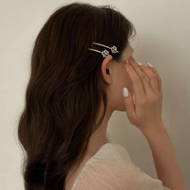 Rhinestone Fashion Hair Clips Women Bangs Headwear, Styles: Reluova