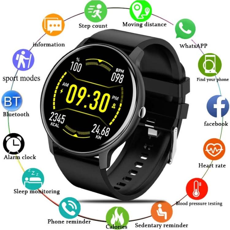 BW0223 Heart Rate/Blood Oxygen/Blood Pressure Monitoring Bluetooth Smart Calling Watch