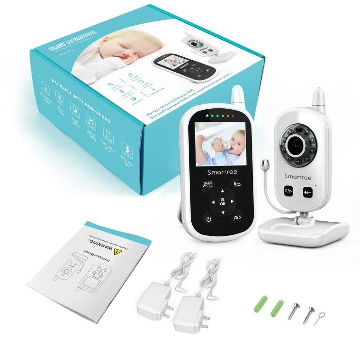 UU24 2.4 Inch Wireless Baby Monitor Camera Temperature Monitor 2 Way Audio VOX Lullaby Reluova