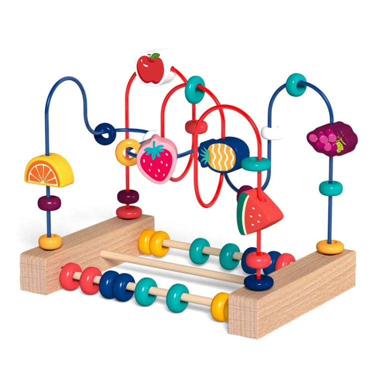 Children Beads Around Multifunctional Puzzle Block Toys, Style: Reluova