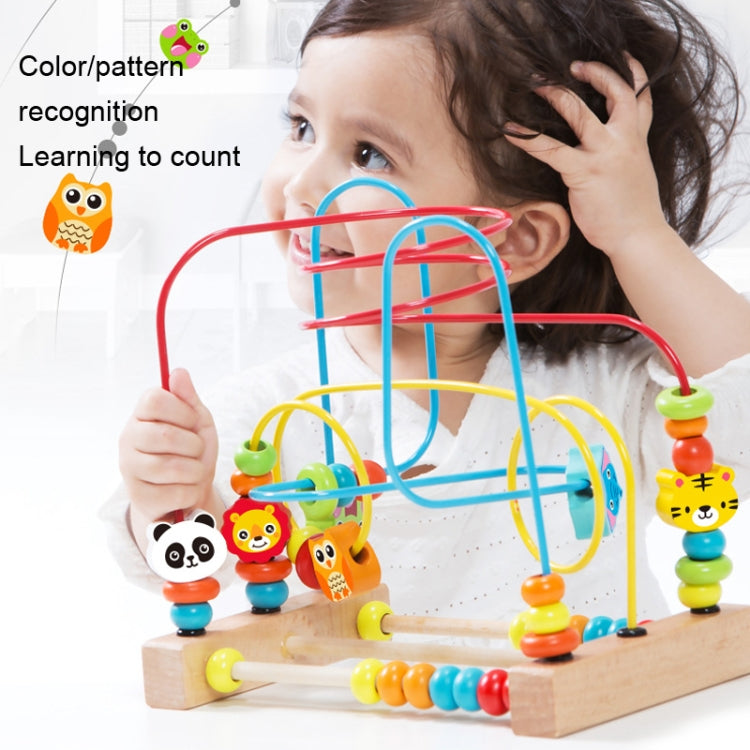 Children Beads Around Multifunctional Puzzle Block Toys, Style: